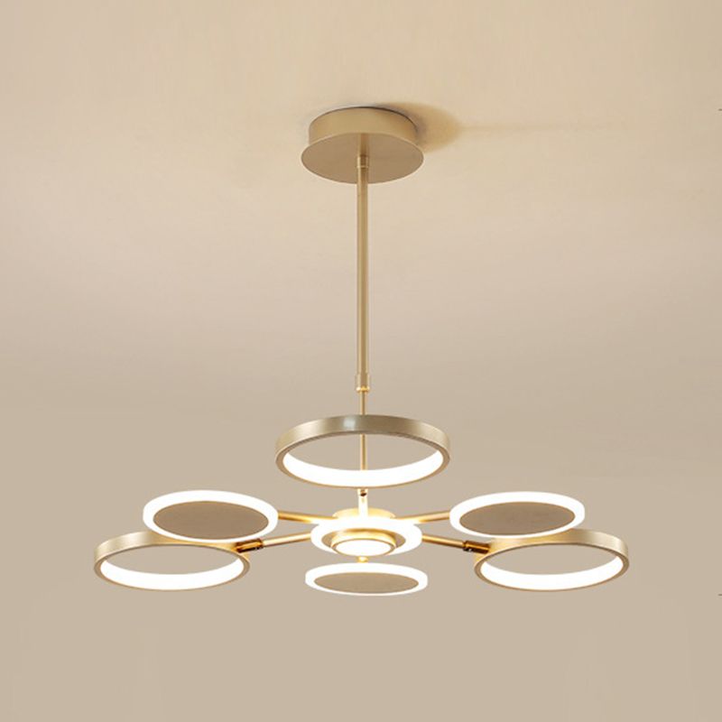 Lustres de lustre de style moderne