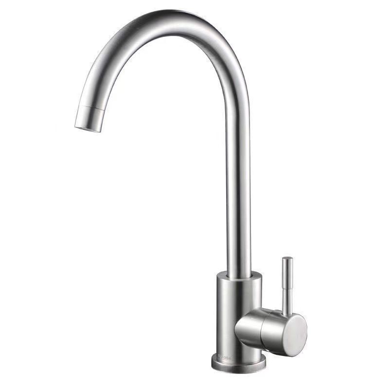 1-Handle Faucets Stainless Steel with Water Dispenser Standard Kitchen Faucet