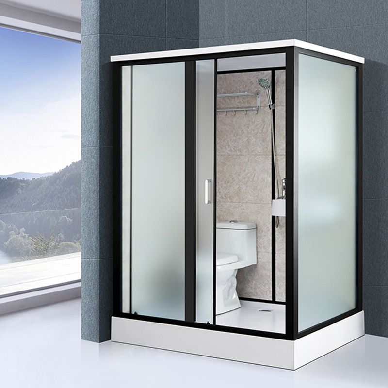 Linear Sliding Shower Enclosure Metal Framed Shower Enclosure with Tempered Glass