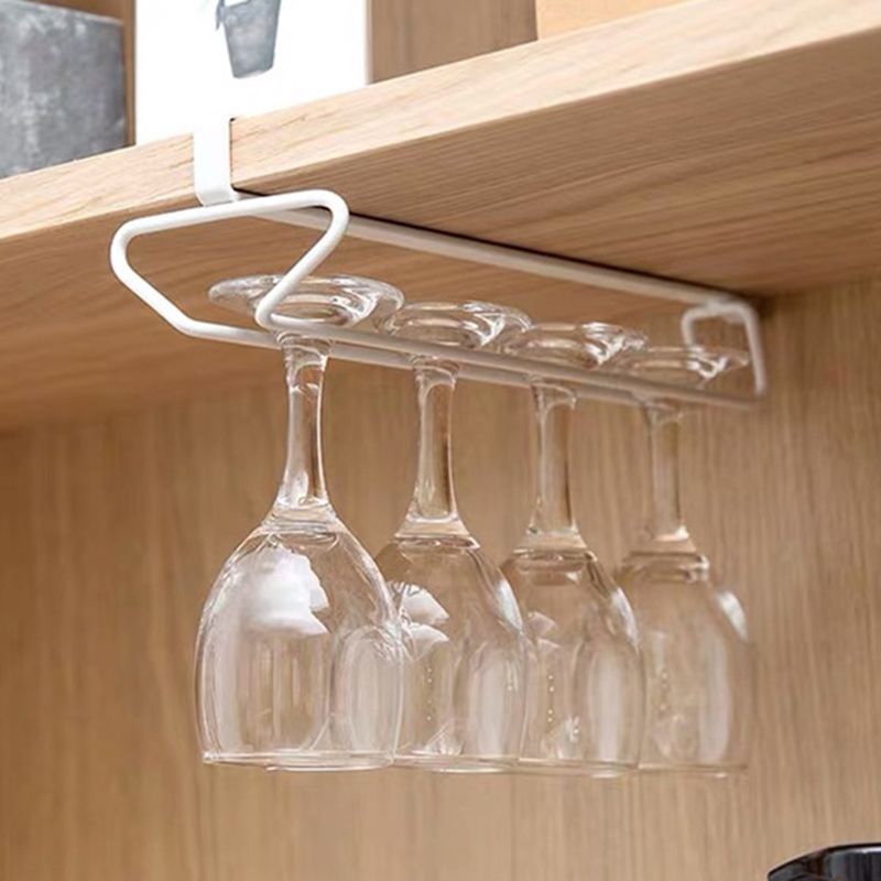 Modern Style Metal Wine Glass Rack Hanging Glass & Stemware Holder