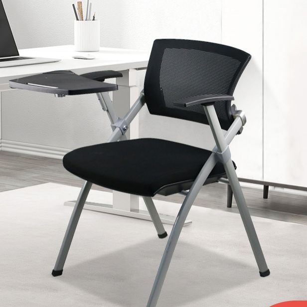 Modern Low Back Office Chair Gray Frame with Breathable AirGrid Conference Chair