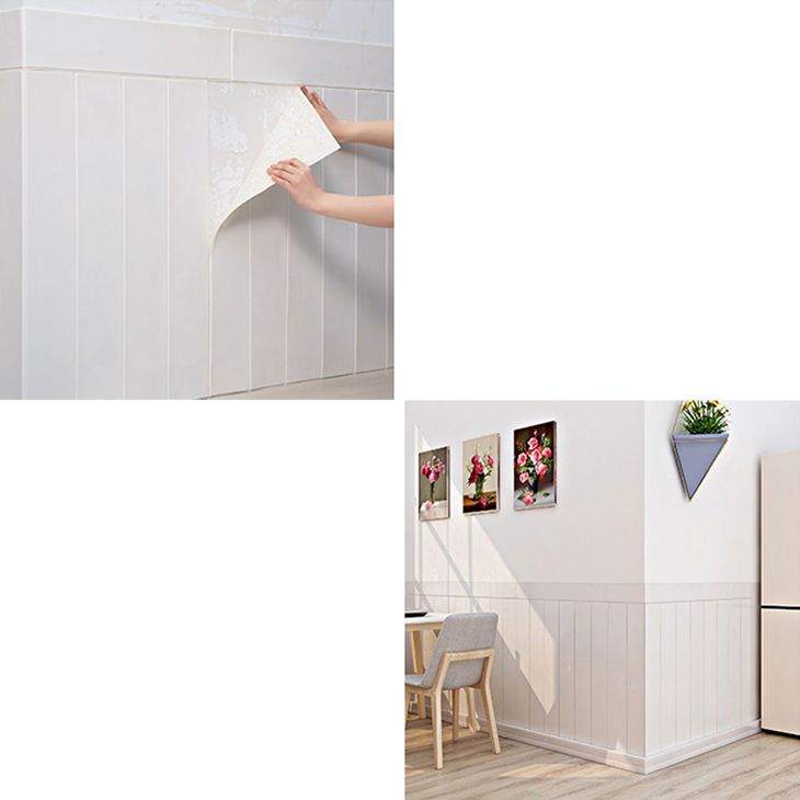 Contemporary Wainscoting Indoor Peel and Press Wainscoting with Waterproof