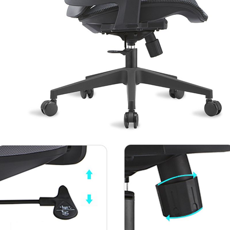 Modern Removable Arms Office Chair Tilt Mechanism No Distressing Ergonomic Chair