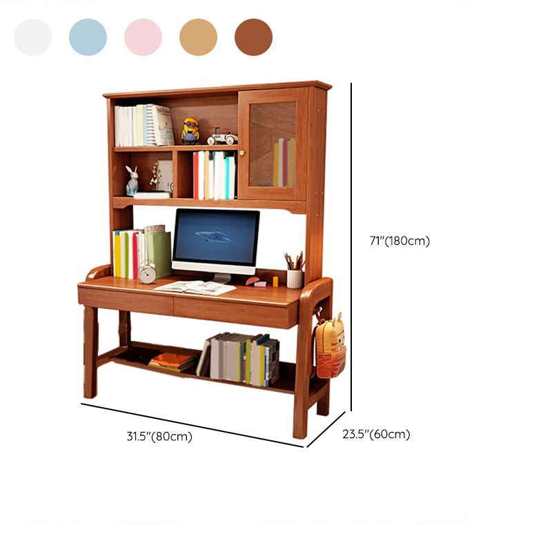 Adjustable Kids Desks 23.6" Width with Storage Kids Desks Writing Desk