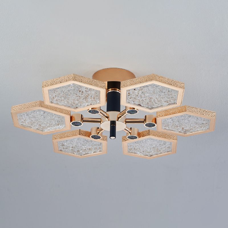 Luminaires de plafond hexagone