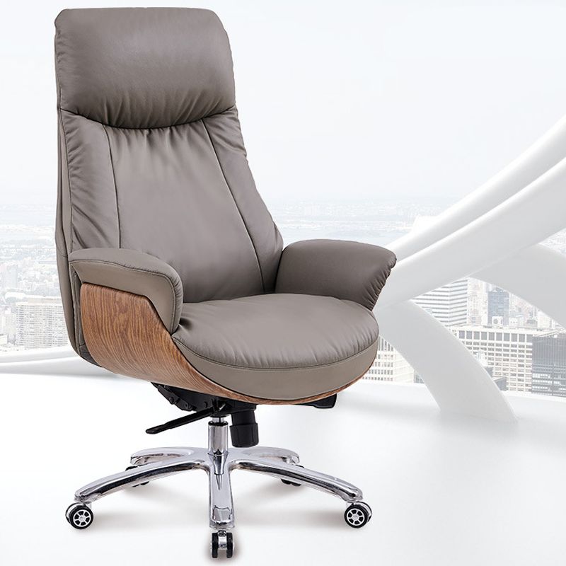 Executive Ergonomic Computer Chair Tilt Mechanism Adjustable Seat Height Managers Chair