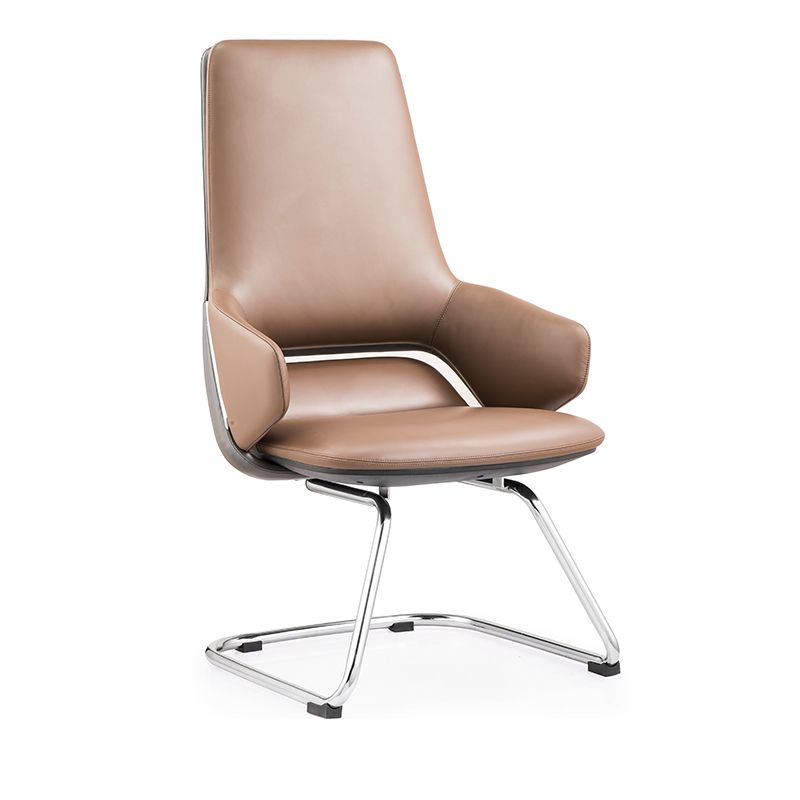 Modern Leather Managers Chair No Arm Executive Chair for Office