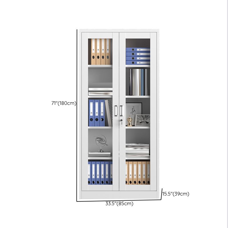 Traditional Cabinet Steel Locking Drawers and Storage Shelves Filing Cabinet