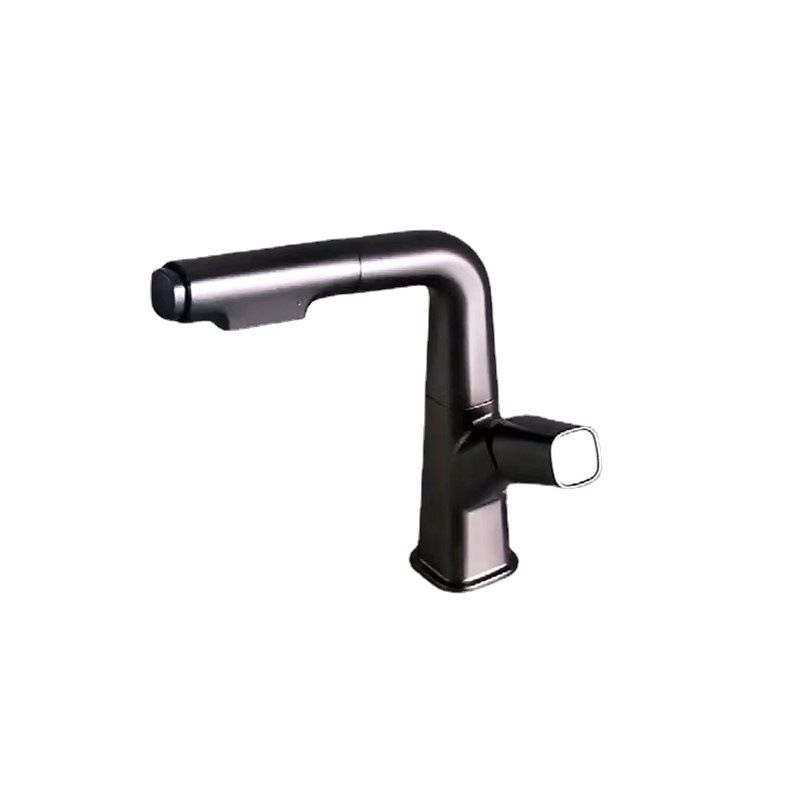 Single Handle Faucet Contemporary Style Sink Faucet for Bathroom