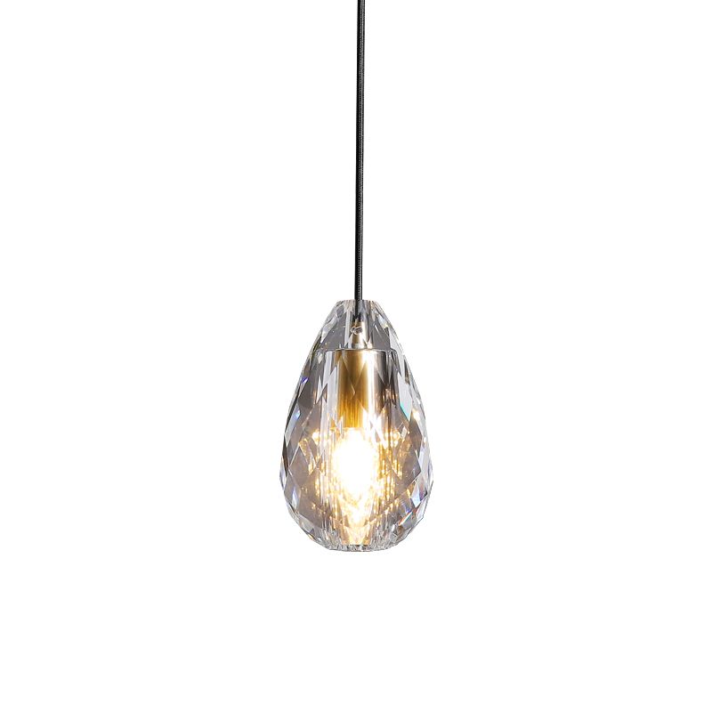 Modern Simple Hanging Light Creative Crystal Pendant Lighting Fixture