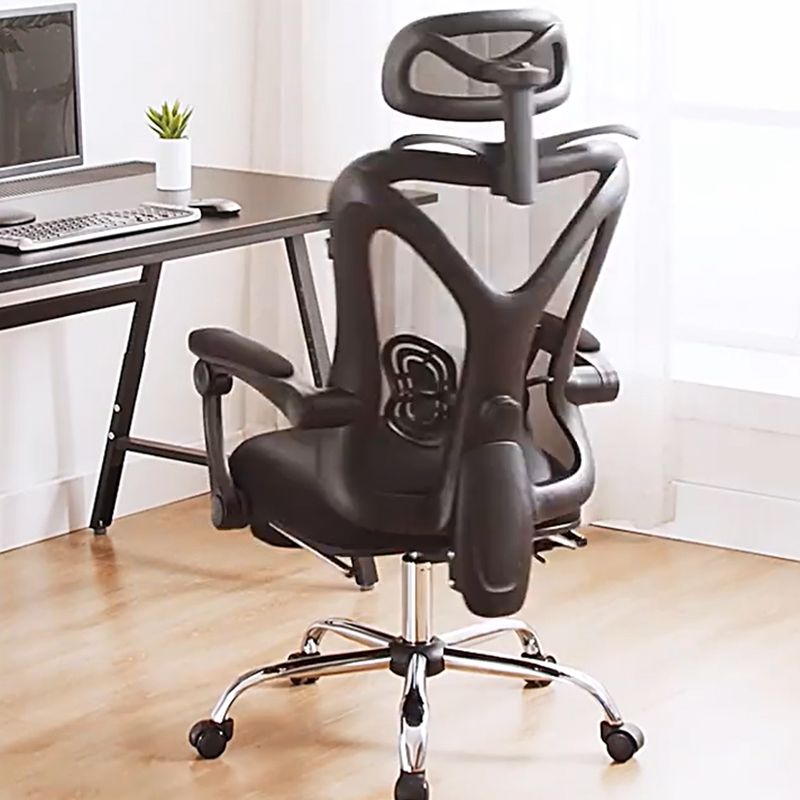 Modern Padded Arms Task Chair Mesh Back Desk Chair for Office