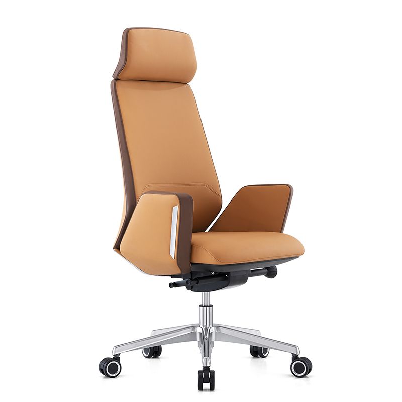 Modern Leather Executive Chair No Arm Managers Chair for Office