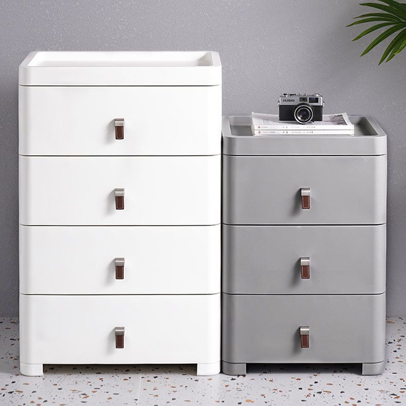 Contemporary Cabinet Plastic Drawers Filing Cabinet for Home and Office