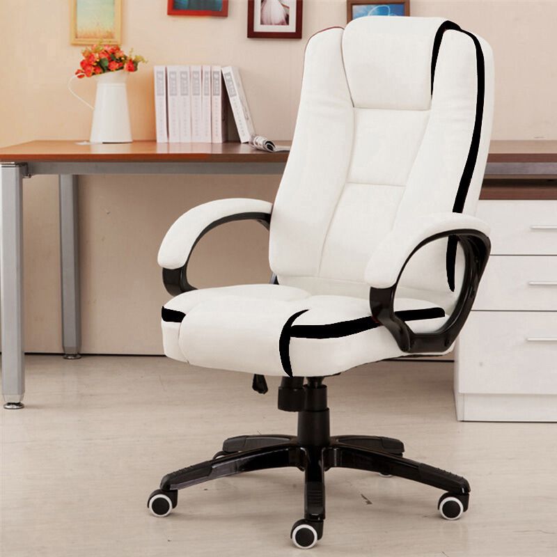 Modern Padded Arms Executive Chair High Back Chair with Caster Wheels