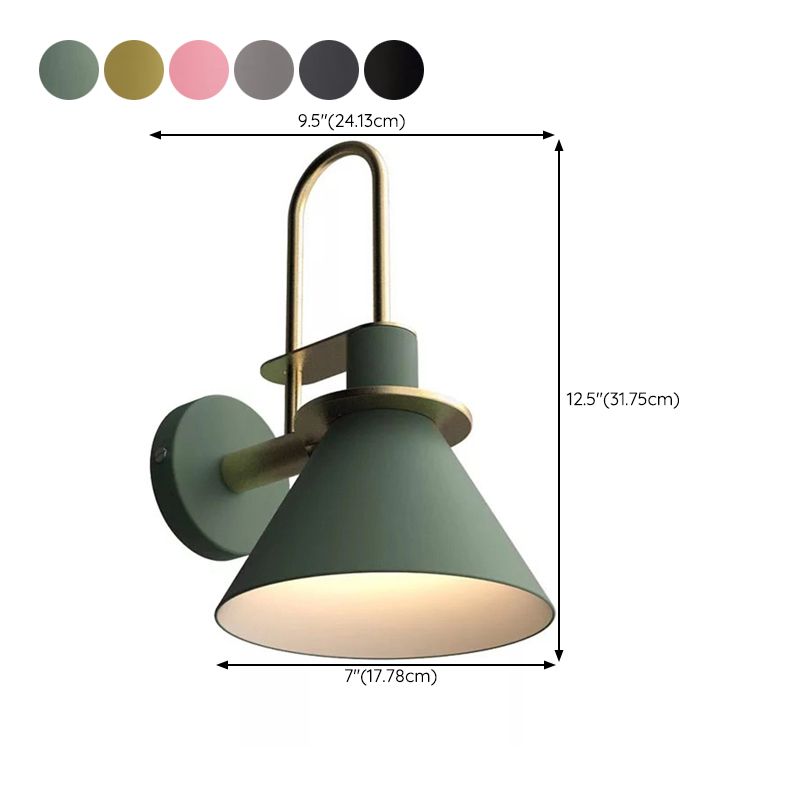 Industrial Colorful Vanity Light Simple Wall Light Sconce for Washroom