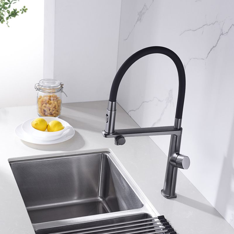 Farmhouse Spring Spout Water Filler One Handle High Arch Kitchen Faucet