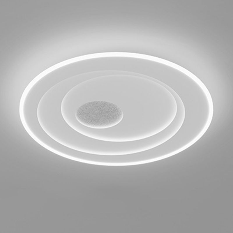 Contemporary Flush Mount Lighting LED White Ceiling Light for Home