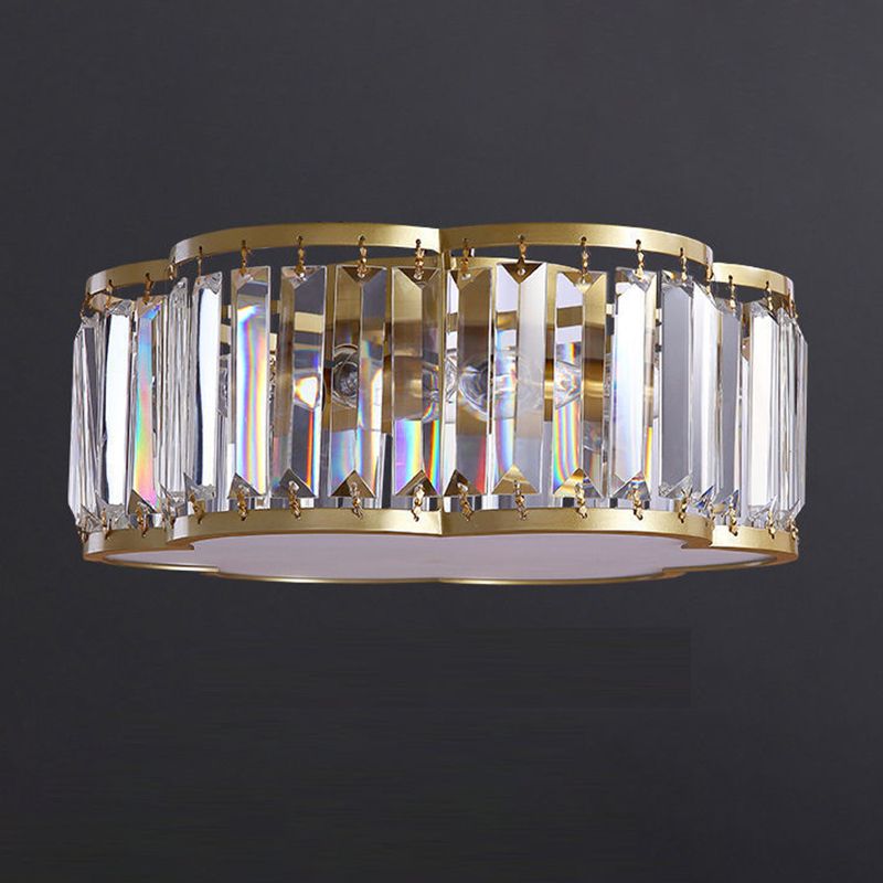 American Style Ceiling Light Geometry Shape Ceiling Lamp for Living Room