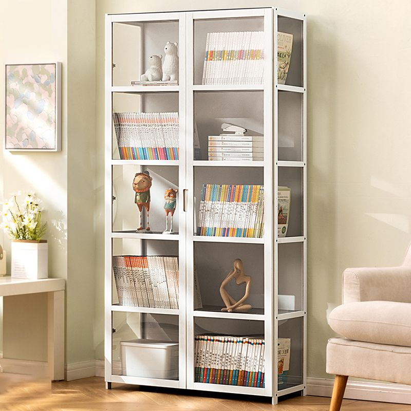 White Lacquered Modern Storage Cabinet,Rectangle Standard Cabinet