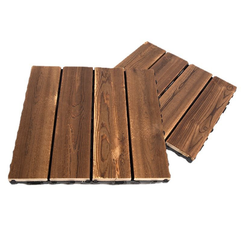 Traditional Click-Locking Distressed Flooring Wood Floor Planks