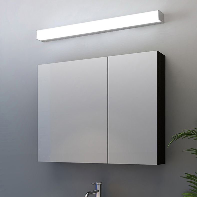 Modern Minimalist in stile Minimalista Rettangolo LED Vanity Freeputuri di vanità acrilica Sconce per bagno