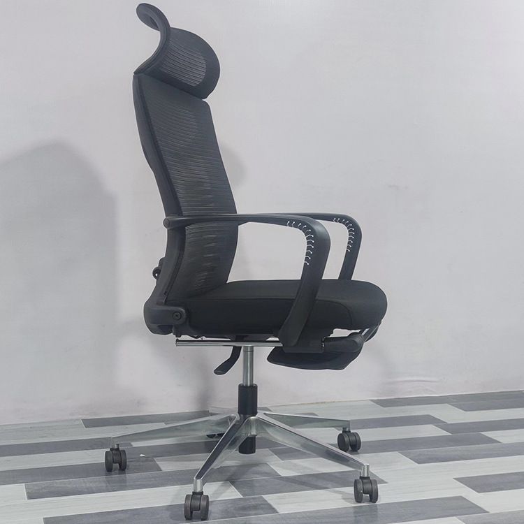 Modern & Contemporary Wheels Chair Black High Back Desk Chair