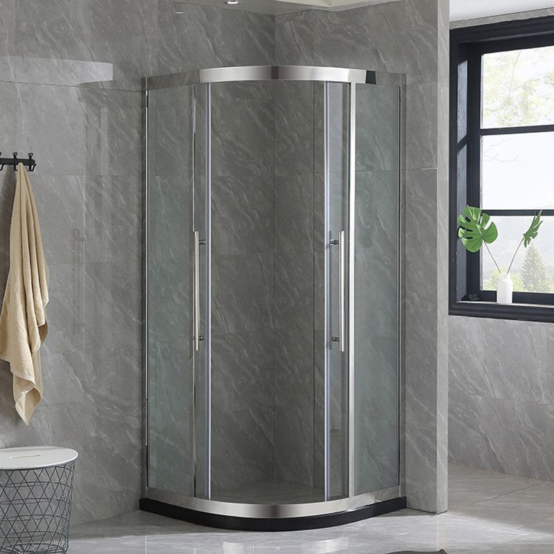 Round Stainless Steel Shower Enclosure Easy Clean Glass Shower Stall