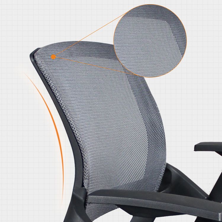 Contemporary Ergonomic Conference Chair Mid-Back Office Chair