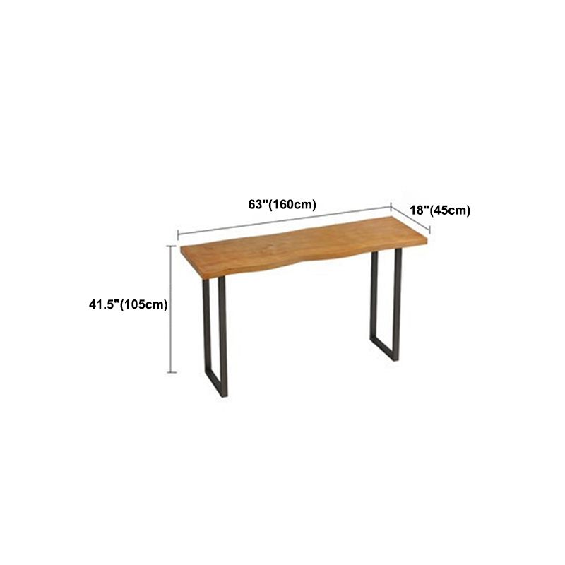 Pine Wood Bar Dining Table Modern Rectangle Bar Table for Dining Room