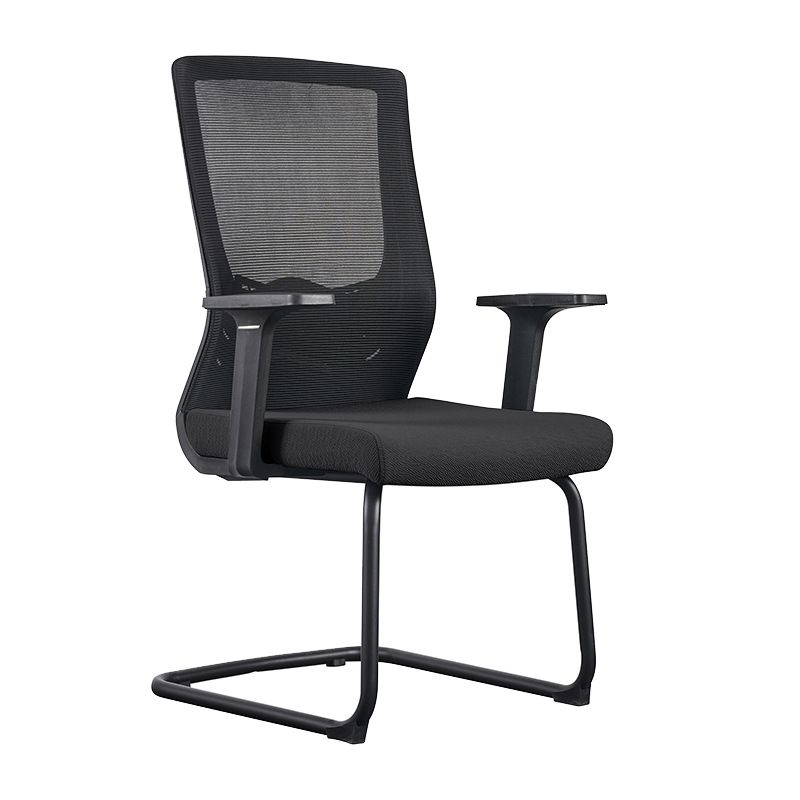 Contemporary Chrome Frame Arm Chair High Back Office Desk Chair