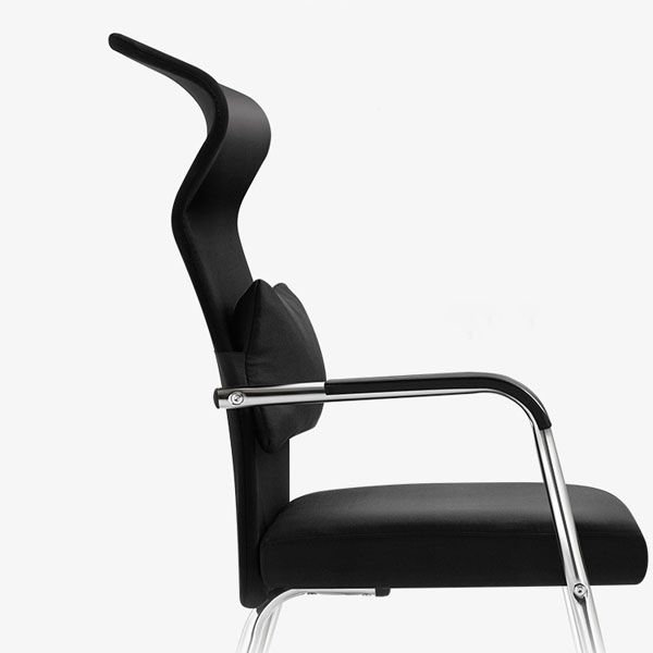 Modern Ergonomic Computer Chair Chrome Frame Office Chair with Metal Base