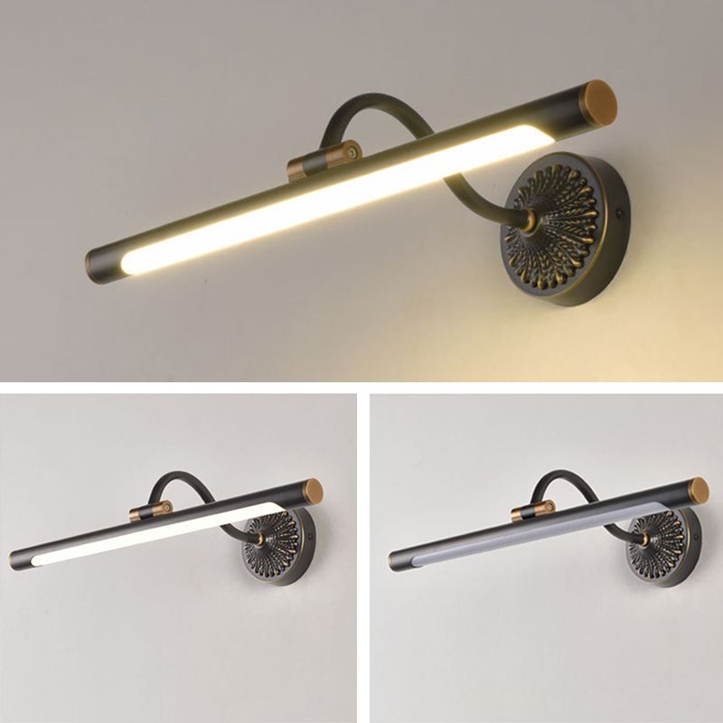 Accesorio de pared de la pared de ducha lineal LED de metal LED Simplicidad de pared Montada