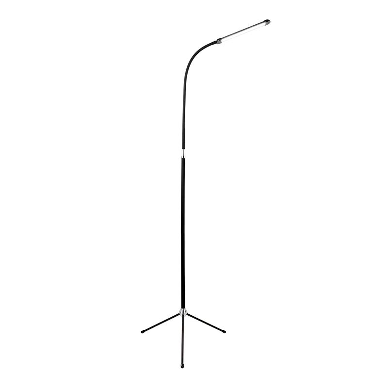 Minimalism Floor Lamp 1-Light LED Metal Linear Floor Light for Living Room