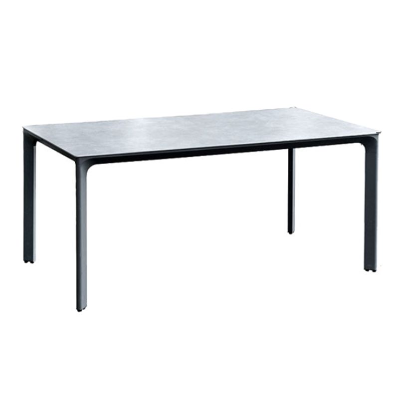 Industrial Aluminum Frame Patio Table Water and Fire Resistant Patio Table