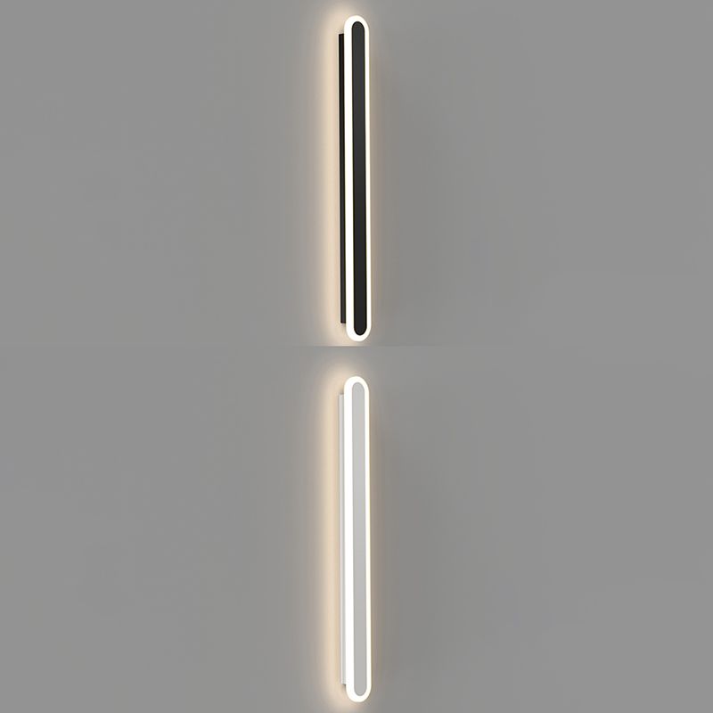 Contemporary Style Linear Sconce Lights Metal 1 Light Vanity Sconce