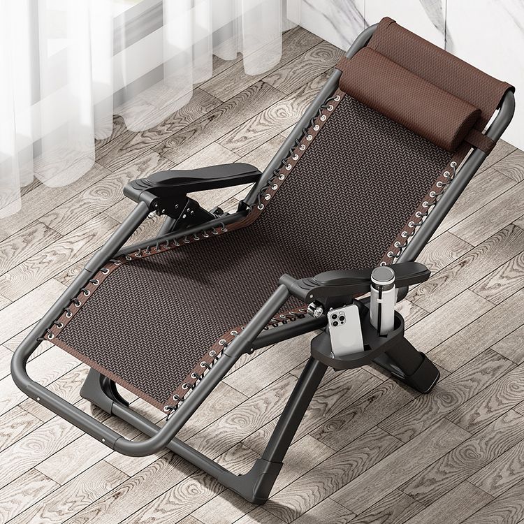 Traditional Rocker Ergonimic Recliner With Cup Holders and Metal Base