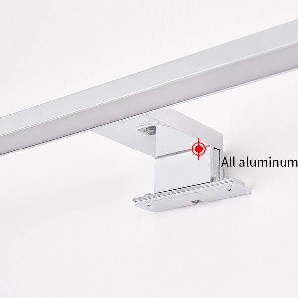 Lámparas de tocador alargadas lámpara de montaje de pared de aluminio moderna para baño