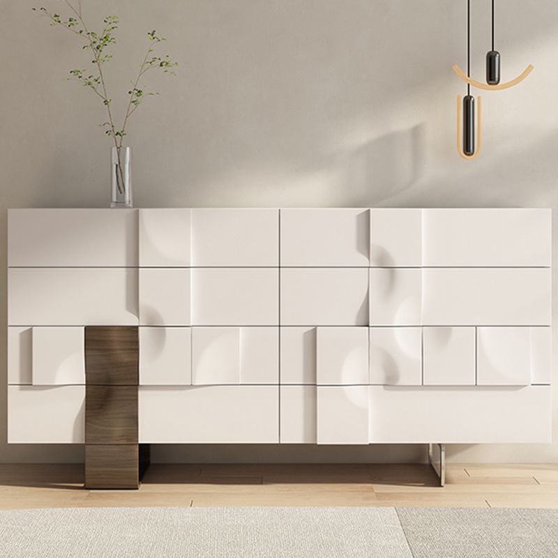 Modern Style Storage Solid Wood Sideboard Cabinet with Drawers