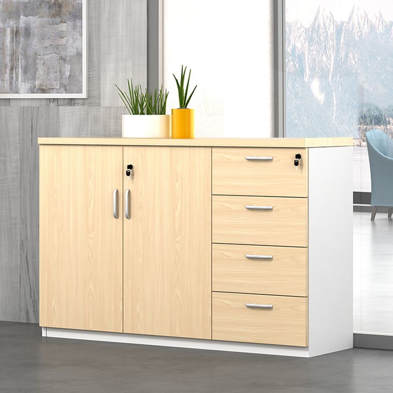 Modern Cabinet Wood with Locking Drawers and Storage Lateral File Cabinet