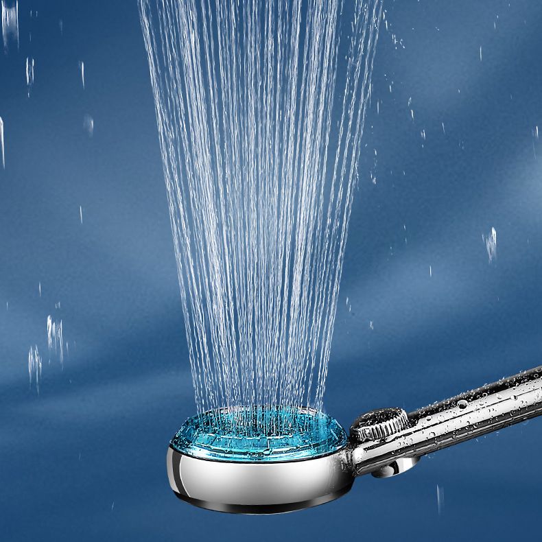 Contemporary Handheld Shower Head Round Filter Ball Spray Head With Digital Display