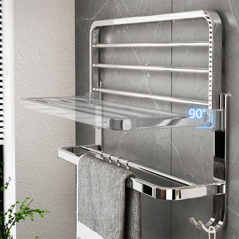 Contemporary Chrome Bathroom Hardware Set Polished Chrome Bathroom Set in Stainless Steel