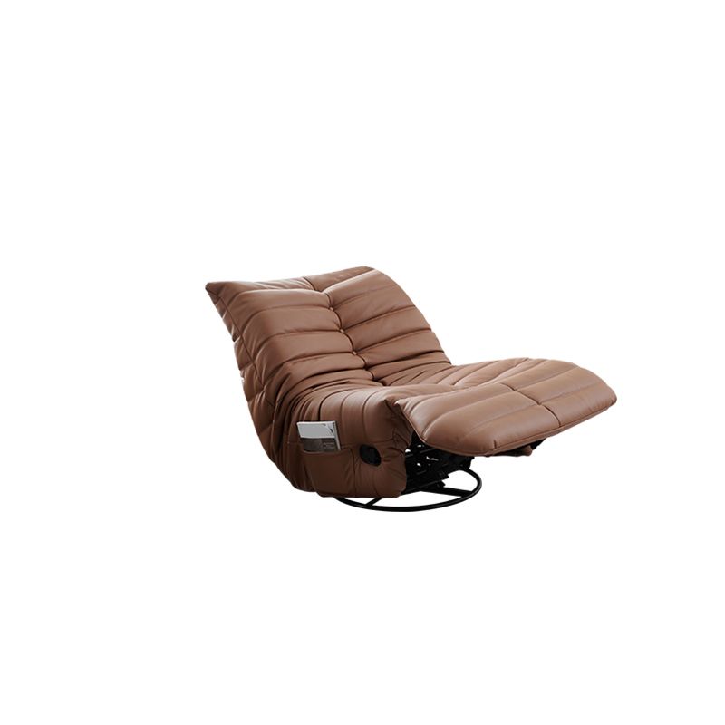 Modern Lumbar Support Recliner Swivel Rocker Standard Recliner with Footrest