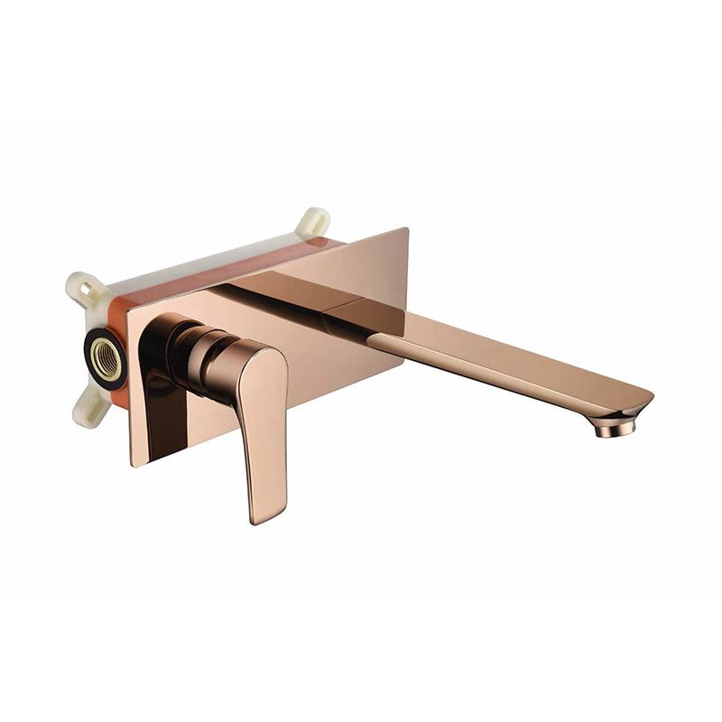 One Hole Faucet One Lever Handle Wall Mounted Bathroom Faucet