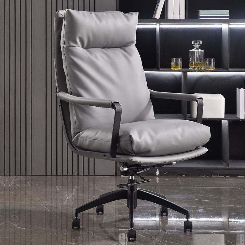 Modern Managers Chair Padded Arms Executive Chair with Wheels for Office