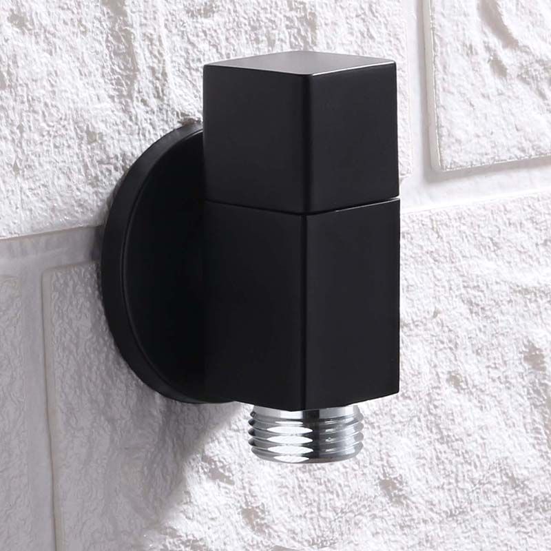 Industrial Wall Mounted Bathroom Faucet Knob Handle Brass Faucet