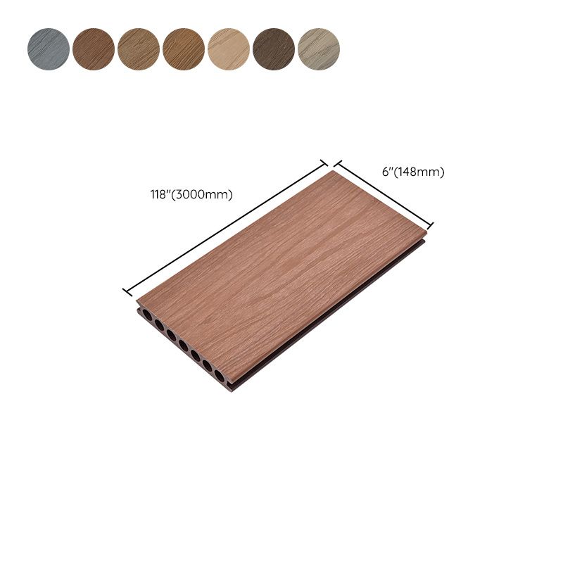 Co-extrusion Wood Flooring Modern Style Waterproof Rectangle Flooring