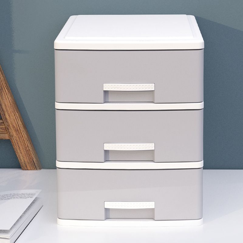 Contemporary File Cabinet Vertical Plastic File Cabinet with Drawers