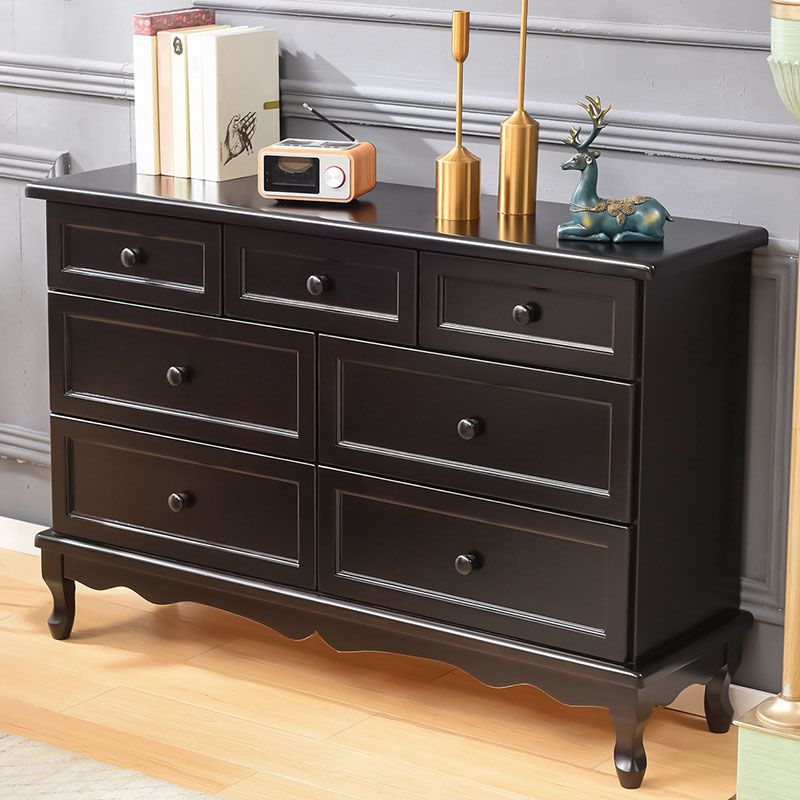 Traditional Wood Dresser Bedroom Storage Chest Dresser with Drawer