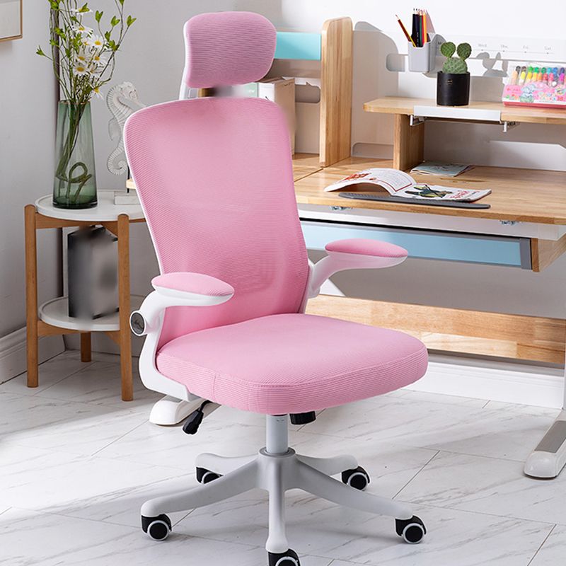 High Back Office Chair with Sponge Cushion Adjustable Arm Office Chair for Office