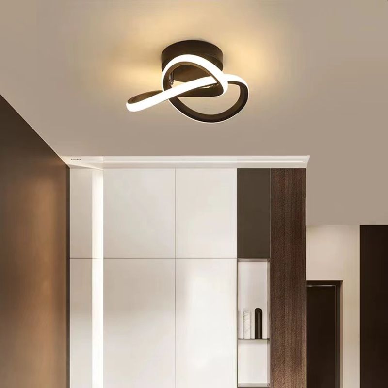 Geometric Flush Lighting Contemporary Metal Flush Mount Fixture